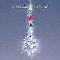Large 3" Christmas Star Prism Ornament Suncatcher 