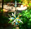Large 3" Christmas Star Prism Ornament Suncatcher 