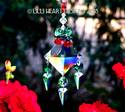 m/w Swarovski Crystal BIG 40mm Square Logo Etched 