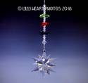Large 3" Christmas Star Prism Ornament Suncatcher 