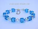 Swarovski Crystal Bracelet LARGE Aurora Borealis A