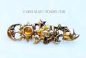 Lilli Heart Designs "THE ELEMENTS" Pin 24k Gold Pl