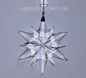 Large 3" Christmas Star Prism Ornament Suncatcher 