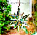 Large 3" Crystal Clear Christmas Star Prism Orname