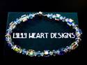 Swarovski Crystal Cube Bracelet Aurora Borealis Br