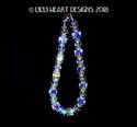 Swarovski Crystal Cube Bracelet Aurora Borealis Br