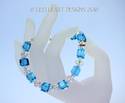 Swarovski Crystal Bracelet LARGE Aurora Borealis A