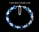 Swarovski Crystal Bracelet LARGE Aurora Borealis A