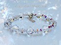 Swarovski Crystal Bracelet VINTAGE BIG 10mm Clear 