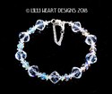 Swarovski Crystal Bracelet VINTAGE BIG 10mm Clear 