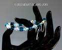 Swarovski Crystal BIG INDICOLITE (Teal) Cube Beads