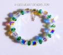 Swarovski Crystal Bracelet Large Aurora Borealis C