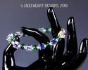 Swarovski Crystal Bracelet Large Aurora Borealis C