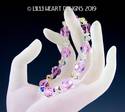 Swarovski Crystal Bracelet ROSALINE PINK VINTAGE B