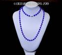 Swarovski Crystal Opera Length Necklace PURPLE VIN