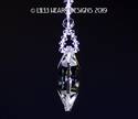 Elegant European Faceted 40mm Clear Cosmic Square 