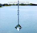Elegant European Faceted 40mm Clear Cosmic Square 