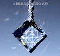 Elegant European Faceted 40mm Clear Cosmic Square 