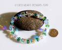 Swarovski Crystal Bracelet Large Aurora Borealis C