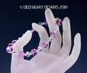 Swarovski Crystal Bracelet ROSALINE PINK VINTAGE B
