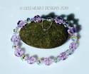 Swarovski Crystal Bracelet ROSALINE PINK VINTAGE B