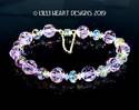 Swarovski Crystal Bracelet ROSALINE PINK VINTAGE B
