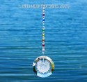 BIG SMILING SUN Crystal Suncatcher Sparkling Clear