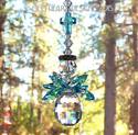 m/w Swarovski Crystal Aqua Guardian ANGEL WITH CRO