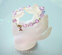 Swarovski Crystal Breast Cancer Ribbon Rosaline Pi