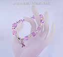Swarovski Crystal Breast Cancer Ribbon Rosaline Pi