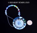 BIG SMILING SUN Crystal Suncatcher Sparkling Clear