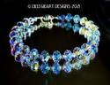 Swarovski Crystal Bracelet LARGE Aurora Borealis B