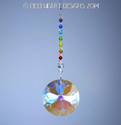 Large Fine Crystal SunCatcher 40mm Aurora Borealis