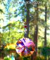 Large Fine Crystal SunCatcher 40mm Aurora Borealis