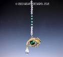 Swarovski Crystal Suncatcher BLUE Or GREEN EYE Bea