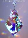 Huge Gothic Drop AURORA BOREALIS Crystal Suncatche