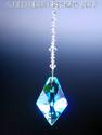 Huge Gothic Drop AURORA BOREALIS Crystal Suncatche