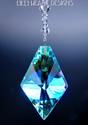 Huge Gothic Drop AURORA BOREALIS Crystal Suncatche