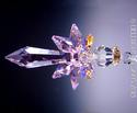 m/w Swarovski Crystal Suncatcher Large 3" Big Rosa