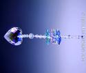 Fine Crystal SunCatcher AB Matrix Heart + Swarovsk
