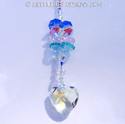 Fine Crystal SunCatcher AB Matrix Heart + Swarovsk