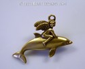 Lilli Heart Designs Cherub Angel Riding a Dolphin 