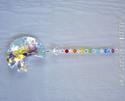 BIG Fine Crystal Moon SunCatcher 50mm Aurora Borea