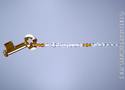 m/w Swarovski Crystal Big 50mm Copper Color Design