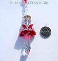 Suncatcher m/w Swarovski Crystal LARGE Red *Sweet 