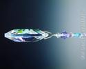 Fine Crystal 50mm Aurora Borealis Cats Eye Marquis