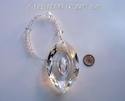 GIANT Clear Fine Crystal 76mm Clear CATS EYE Prism