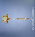 m/w Swarovski 40mm TOPAZ STAR SUNFACE with Swarovs