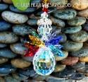 m/w Swarovski Crystal Angel Suncatcher Car Charm R