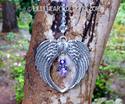 Angel Wings Suncatcher Car Charm with Swarovski Cr